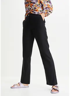 High waist broek van een linnen-viscosemix, bonprix