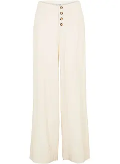 Palazzo broek met linnen, bonprix