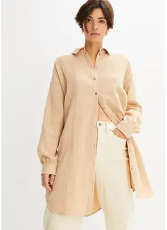 Lange blouse van mousseline, bonprix