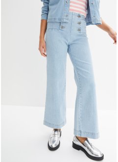 Cropped jeans met sierknopen, RAINBOW