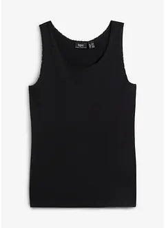 Tanktop met kant, bonprix