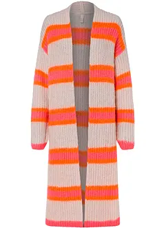 Lang gebreid oversized vest, bonprix