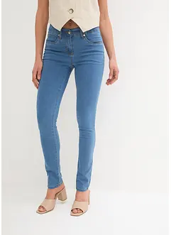 Slim stretch jeans met mid waist, bonprix