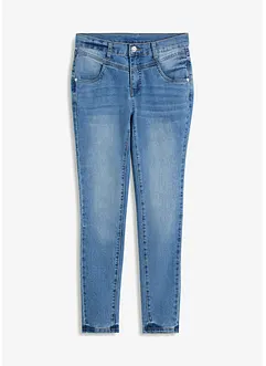 Skinny mid waist jeans, cropped, bonprix