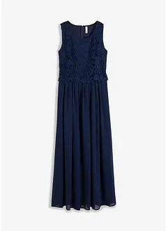 Maxi jurk met kant, bonprix