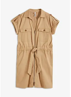 Cargo jurk met strikceintuur, bonprix
