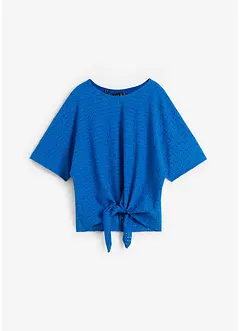 Vleermuisshirt met broderie anglaise, bonprix