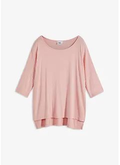 Boxy shirt met boothals, halflange mouw, bonprix