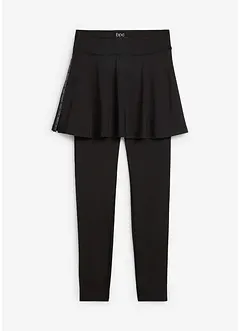 Corrigerende sportlegging met rok, cropped, bonprix