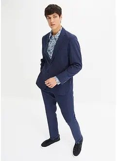 Pak met linnen, slim fit (2-dlg.), bonprix