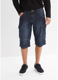 Lichte jeans cargo bermuda, relaxed fit, bonprix