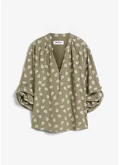 Oversized blouse van luchtige mousseline, bonprix