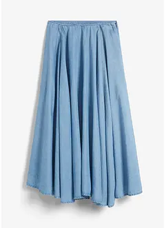 High waist spijkerrok met comfortband, bonprix