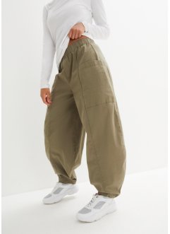 Lichte twill broek met opgestikte zakken, bpc bonprix collection
