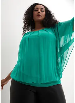 Chiffon blouse met ondershirt, bonprix