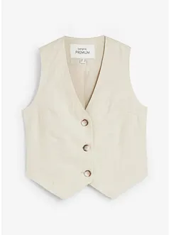 Linnen gilet, bonprix