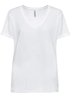 T-shirt met V-hals, bonprix