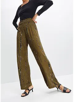 Palazzo broek van soepele viscose, bonprix