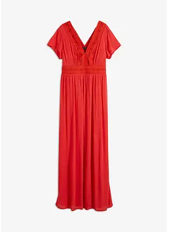 Maxi zomerjurk met kant, bonprix