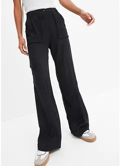 Soepelvallende, wijde cargo broek, bonprix