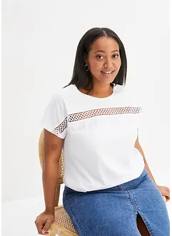 Shirt met kant, bonprix