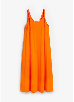 Maxi jersey jurk van biologisch katoen met knoopdetail en zakken, bonprix