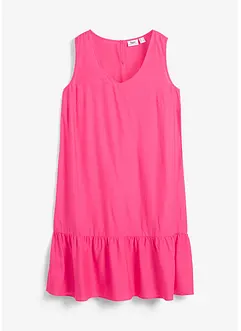 Korte viscose jurk in A-lijn, bonprix