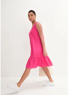 Korte viscose jurk in A-lijn, bonprix