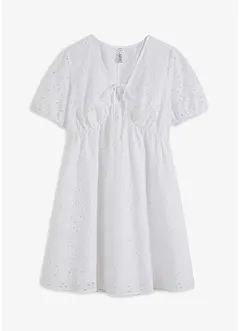 Jurk met broderie anglaise, bonprix