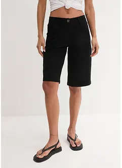 Knielange, katoenen bermuda met utility details, bonprix