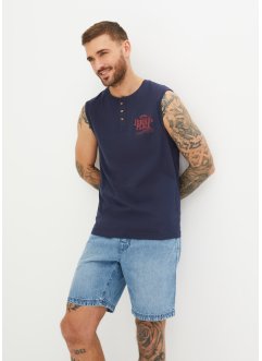 Henley muscle shirt, John Baner JEANSWEAR