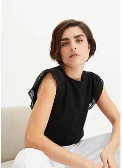 Shirt met kant, bonprix