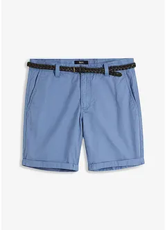 Chino bermuda met riem, regular fit, bpc bonprix collection