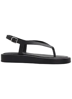 Leren teensandalen, bonprix PREMIUM