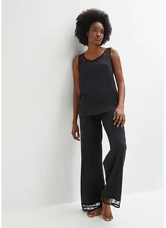 Pyjama met kant (2-dlg. set), bonprix