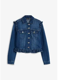 Spijkerjas met volants, bonprix