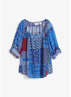 Crinkle tuniek, lange mouw, bonprix