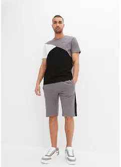 T-shirt en sweat bermuda (2-dlg. set), bonprix