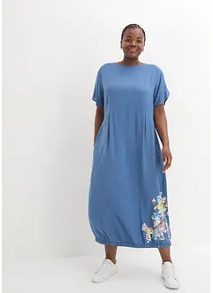 Maxi-jurk van vloeiende viscose met print, bonprix