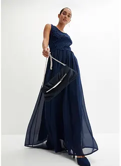 Maxi jurk met kant, bonprix