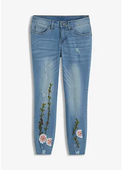 Jeans met borduursel, bonprix
