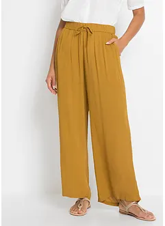 Wijde broek van soepele viscose, bonprix