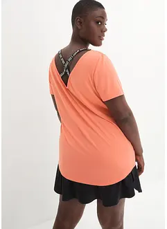 Lang sportshirt met rugdecolleté, bonprix