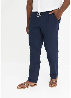 Regular fit instapbroek met linnen, straight, bonprix