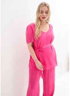 Zwangerschapsblouse met strikceintuur, bpc bonprix collection
