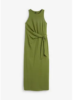 Jersey jurk met knoop, bonprix