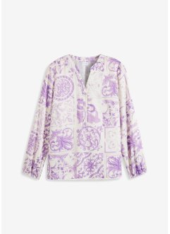 Gedessineerde blouse van satijn, BODYFLIRT