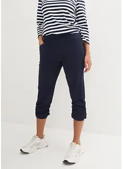 Capri broek van katoenmix met comfortband, bonprix