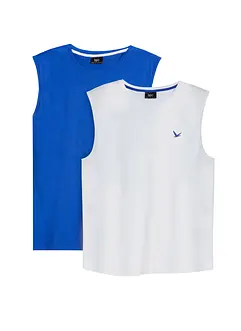 Tanktop (set van 2) van biologisch katoen, bonprix
