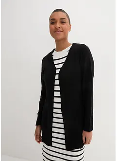 Gebreid vest van slub garen, bonprix